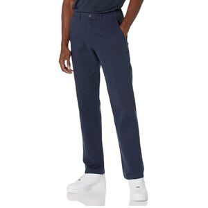 NWT Amazon Essentials men's 34W x 34 Blue Classic-Fit Casual Stretch Chino Pant